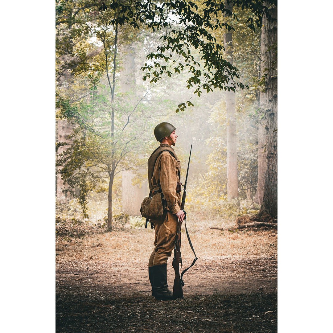 Perfect light and atmosphere 🌲⁠
⁠
Super image by member Lindsay Prior @iconograph_photography in response to this months assignment 'Portraiture' 📸👏⁠
⁠
f/13 - 1/20 sec - ISO 1600⁠
⁠
Lindsay writes, &quot;I took this today at Capel Military Fair. S